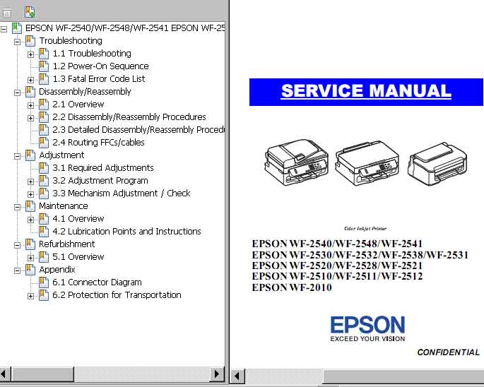 epson 2530 printing problems